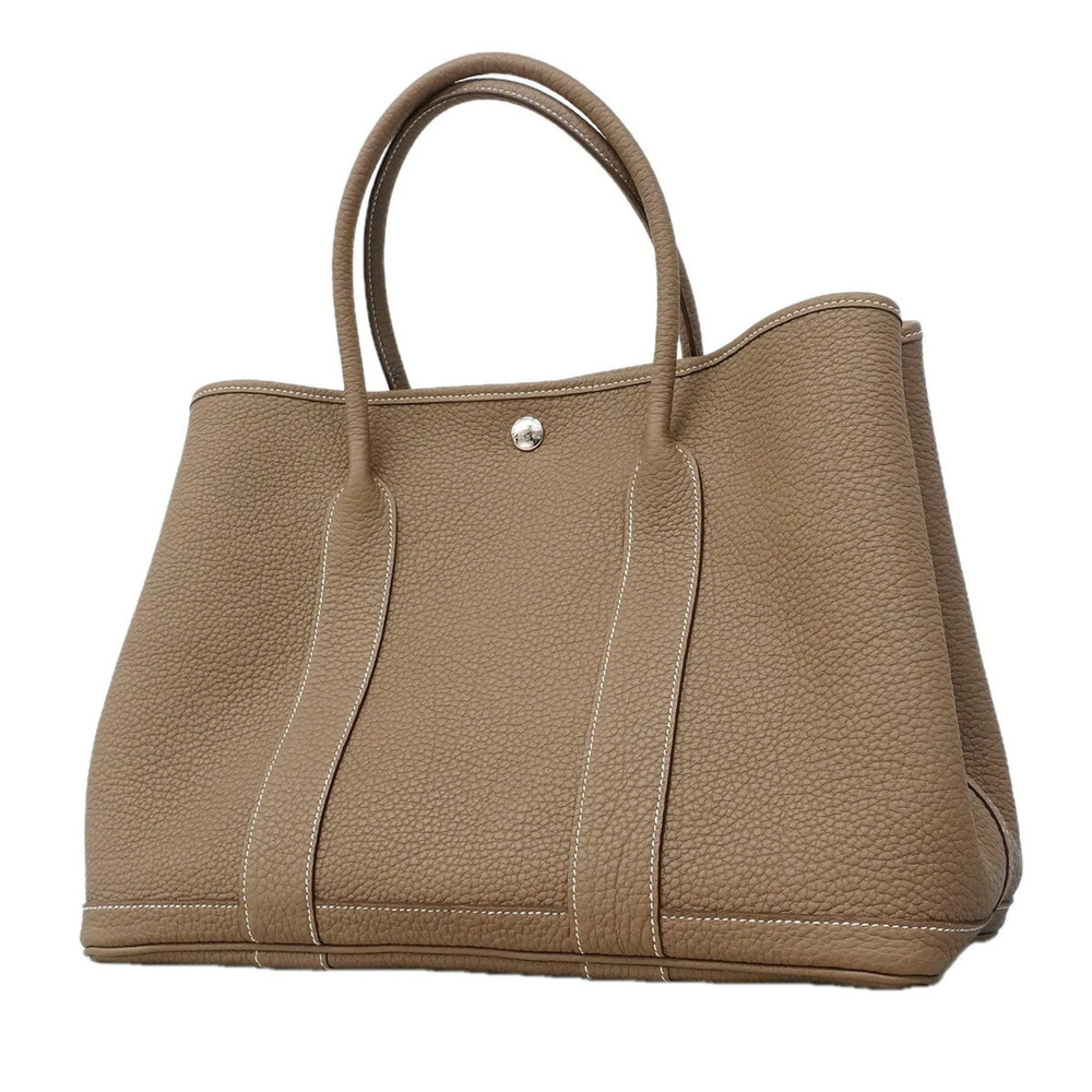 Hermes Garden PM Tote Bag, Negonda Etoupe, A stamp, Ladies'.